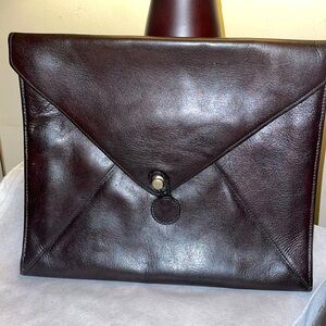 Genuine leather portfolio.